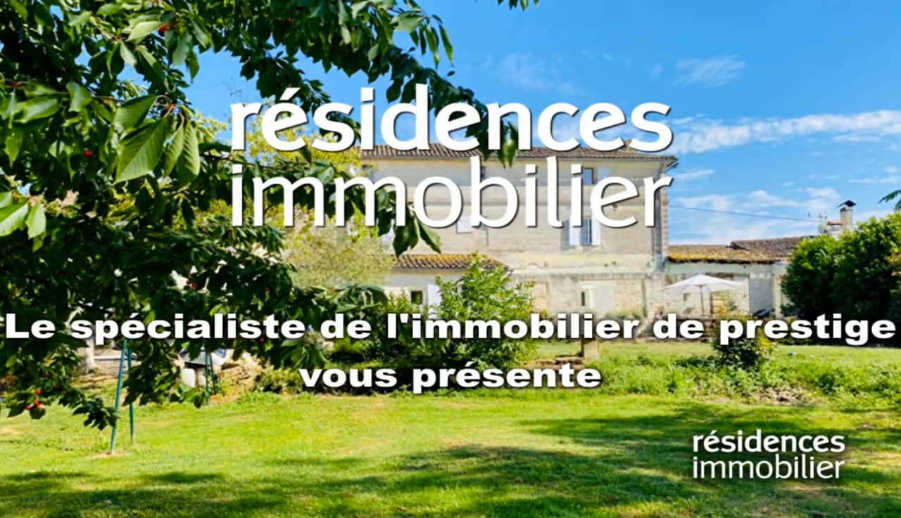 SAINTÉMILION MAISON À VENDRE 549 000 € 300 m² 7 pièces on Vimeo