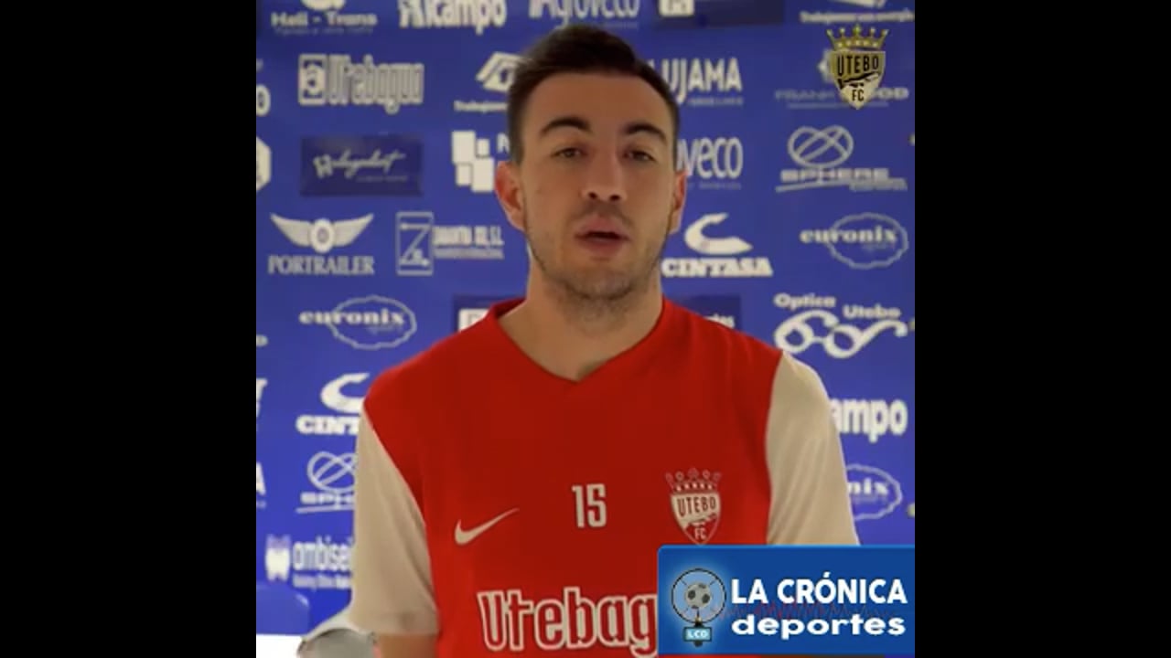 LA PREVIA / Deportivo Aragón - Utebo FC JAVI HERNÁNDEZ (Jugador Utebo) J12 - 1ª RFEF Fuente: Utebo FC