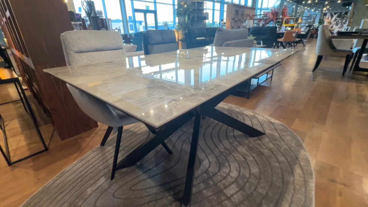 Austin Ceramic Dining Table on Vimeo