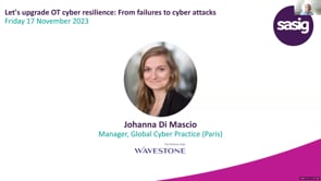Friday 17 November 2023 - Let's upgrade OT cyber resilience: From failures to cyber attacks