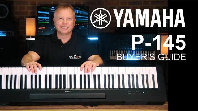 Yamaha P145 Digital Piano Black Bundle