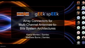 Webinar: Array Connectors for Multi-Channel Antennas-to-Bits System Architectures
