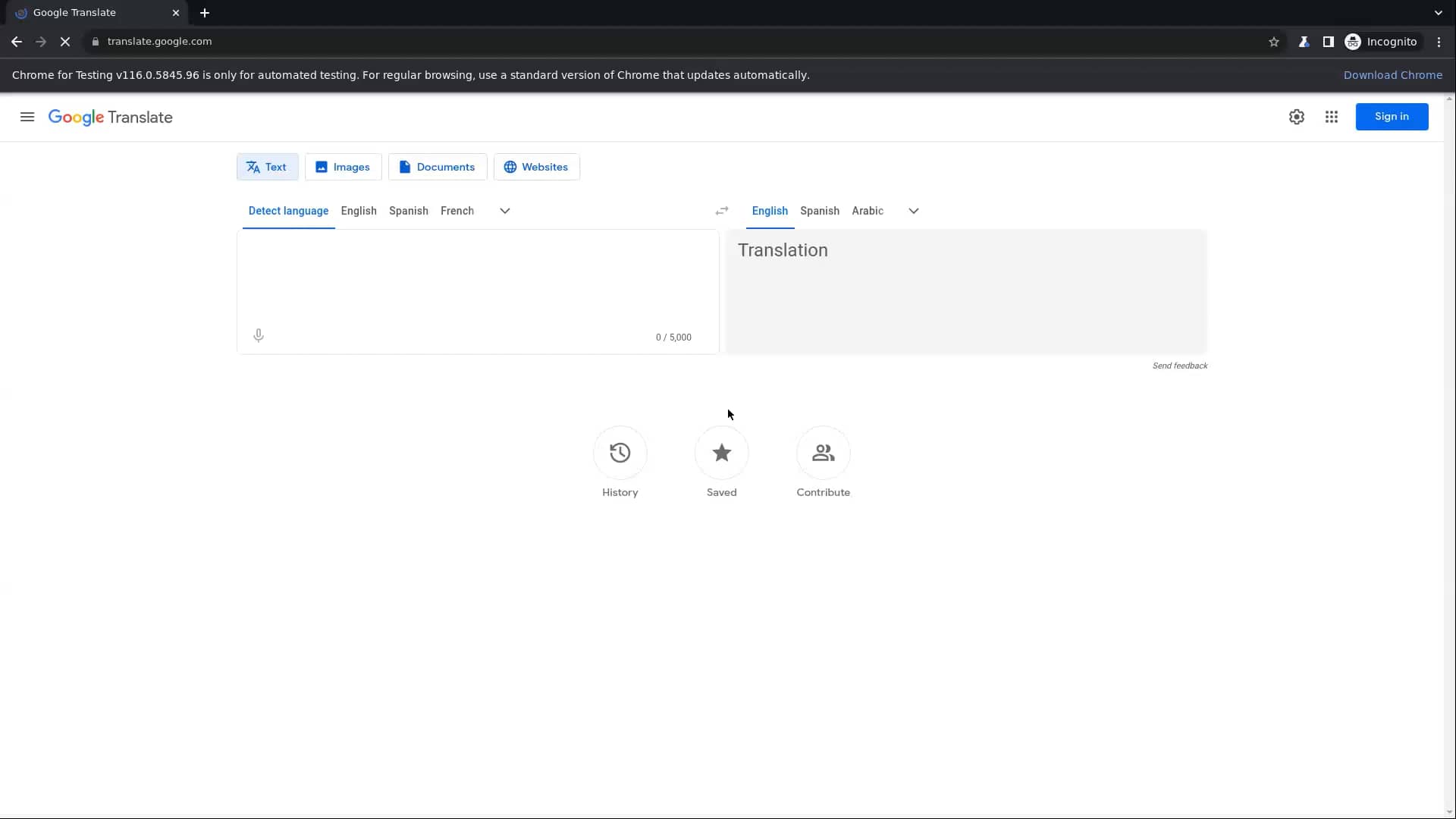 Google translate on vimeo