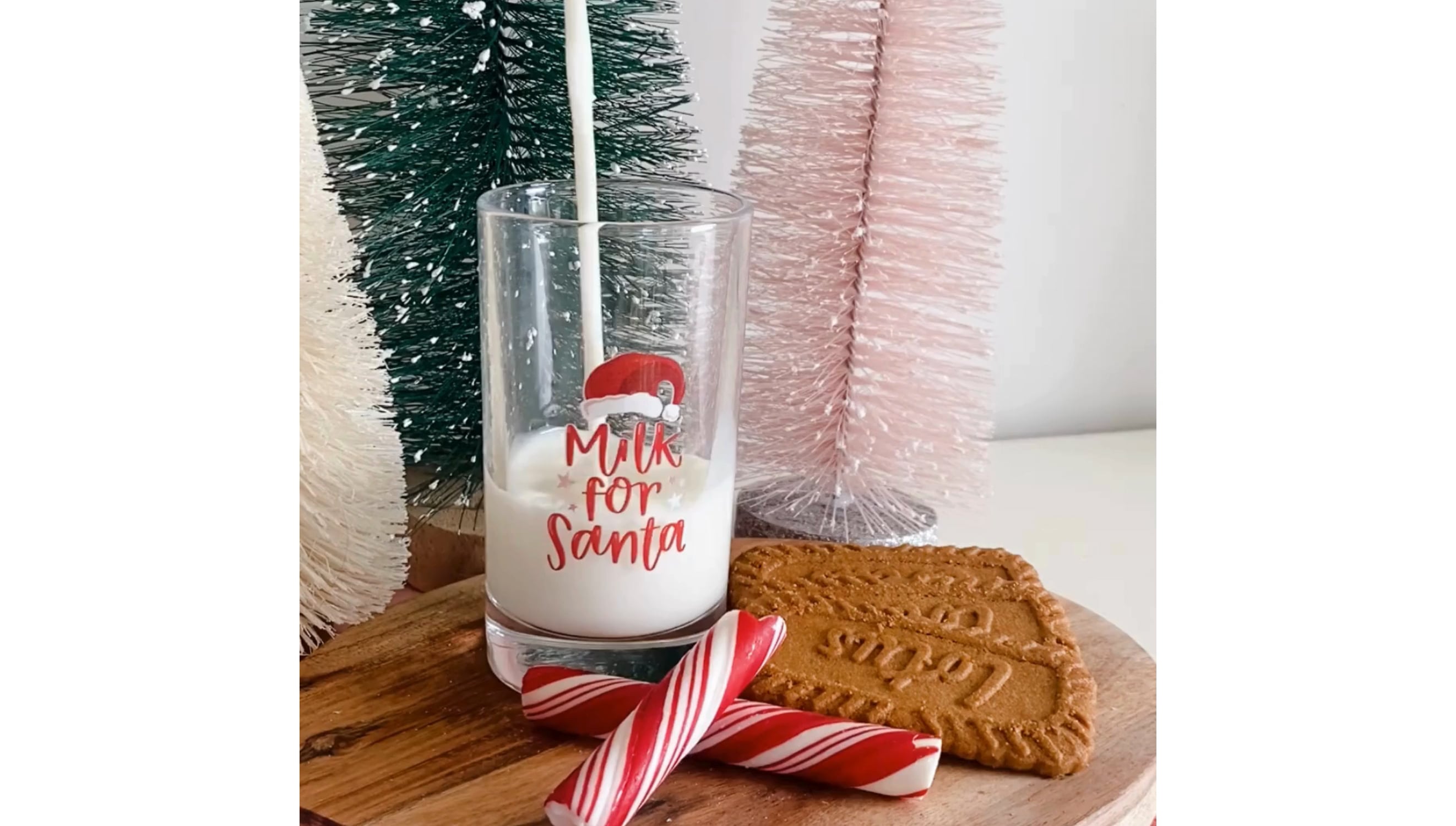 Milk For Santa Mini Juice Glass video