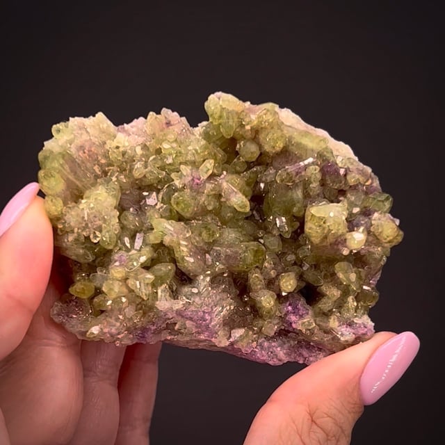 Vesuvianite on Manganoan Vesuvianite