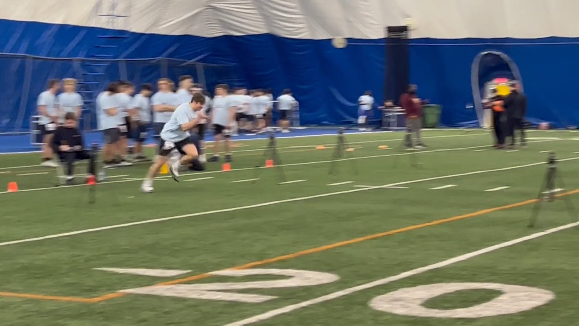 Watch PurpleShift athlete's 20 Yard Dash: 2.95 seconds