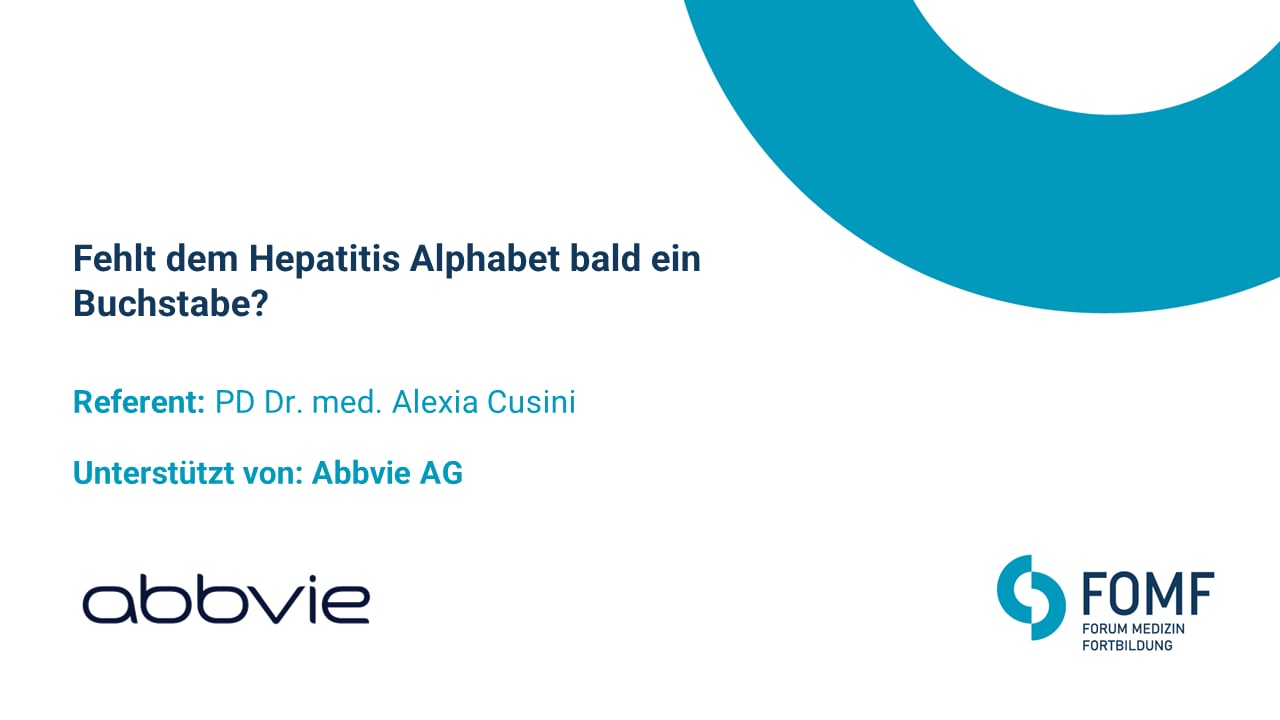 Fehlt dem Hepatitis Alphabet bald ein Buchstabe?