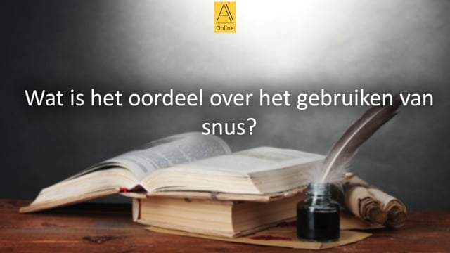 Wat zegt de Islam over snus?