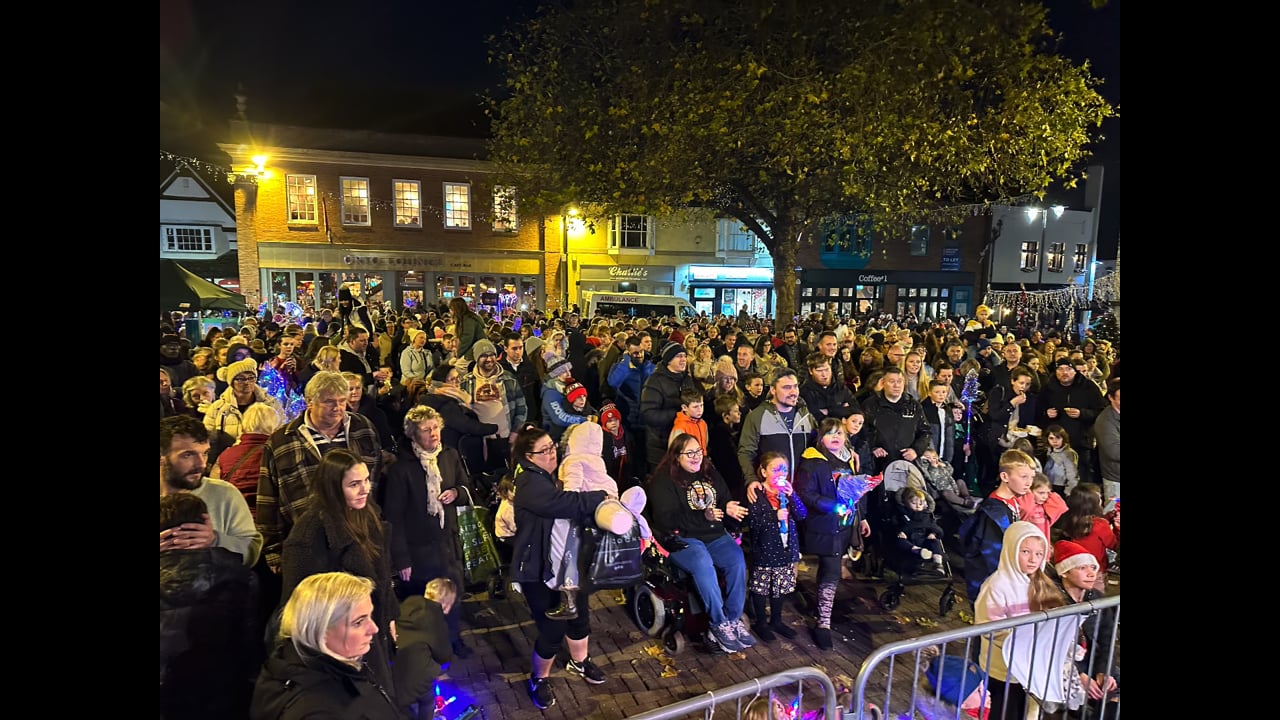 Evesham Christmas Lights & Fireworks 2023