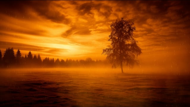 Trees, Rain, Fog. Free Stock Video - Pixabay