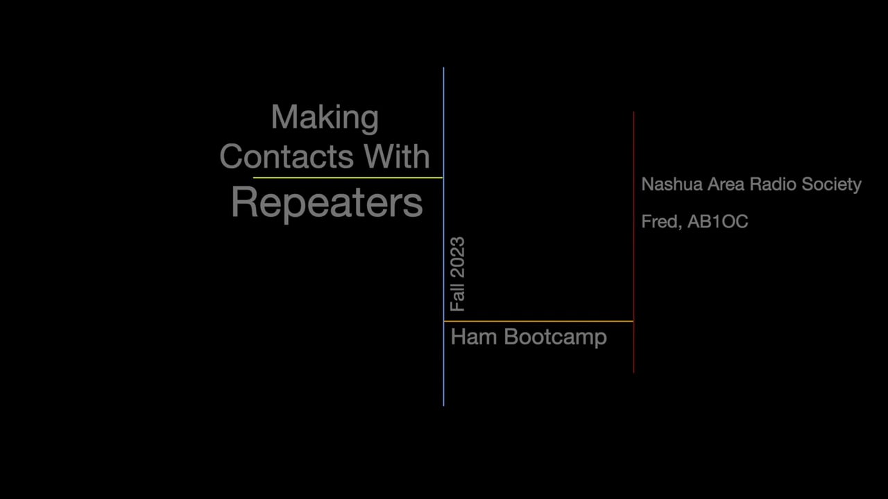 Making Contacts With Repeaters