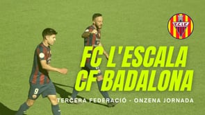 Resum FC l'Escala 3 - 2 CF Badalona