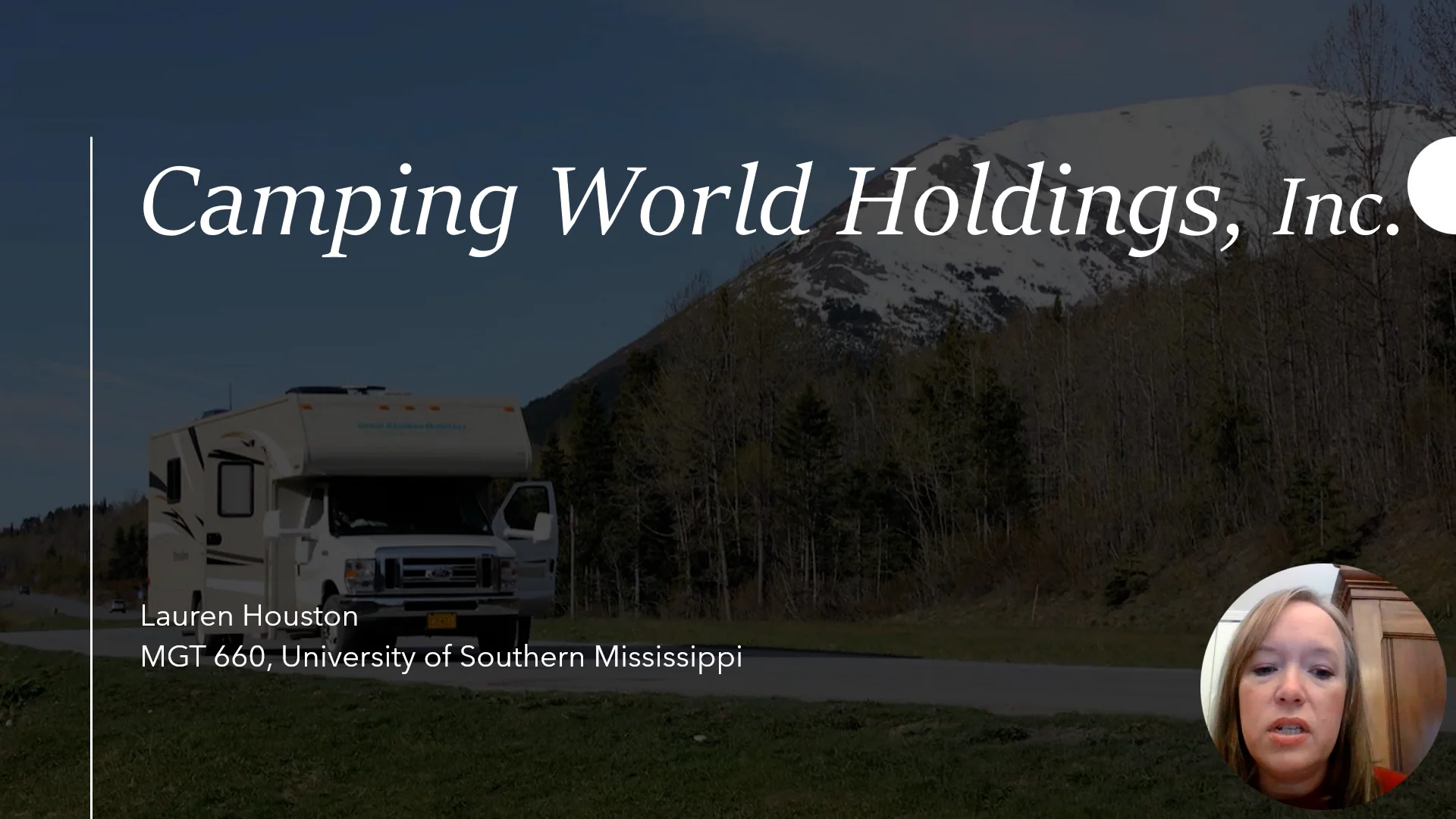 Camping World Holdings, Inc Power Point on Vimeo