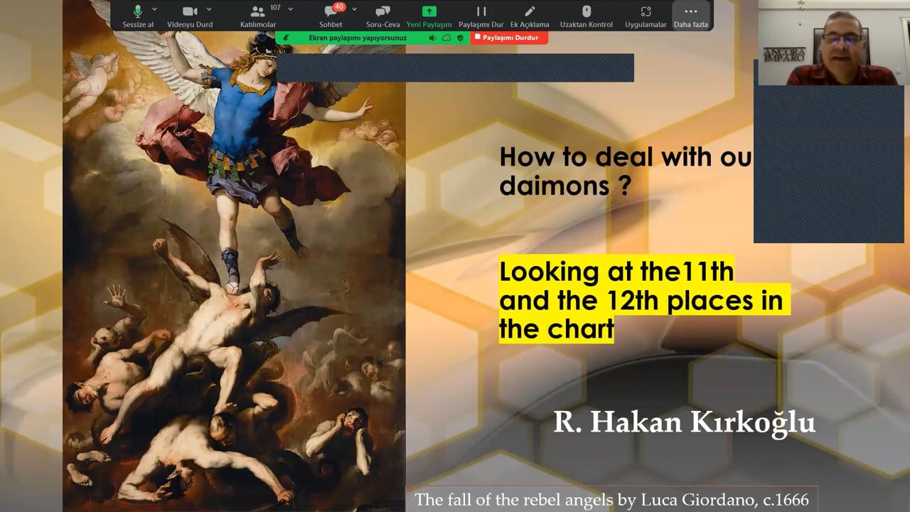 R. Hakan Kırkoğlu: How to deal with our daimons ? Looking at the houses of good and bad spirits 2023-11-19
