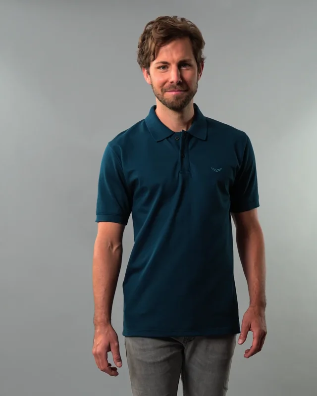 L Polo-Shirt weiss 100% Biobaumwolle | TRIGEMA |