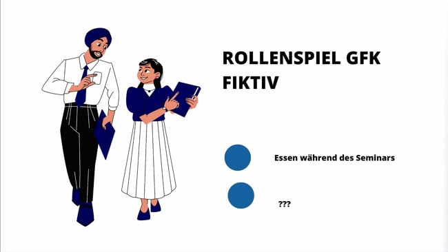 50 - Gruppenaufgabe: Rollenspiel GFK