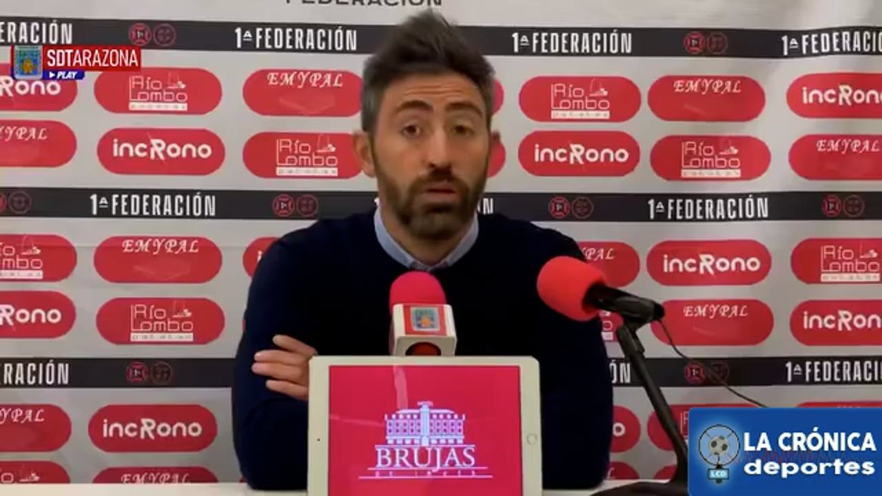 MOLO (Entrenador Tarazona) SD Tarazona 1-1 Deportivo de la Coruña / J13 - 1ª RFEF / Fuente: SD Tarazona