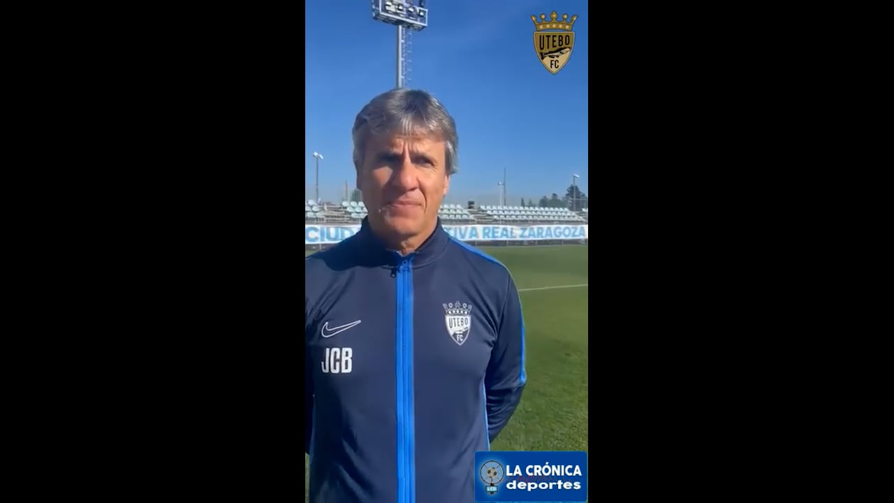 JUAN CARLOS BELTRÁN (Entrenador Utebo) Deportivo Aragón 2-0 Utebo FC / J12 - 2ª RFEF / Fuente: Utebo FC