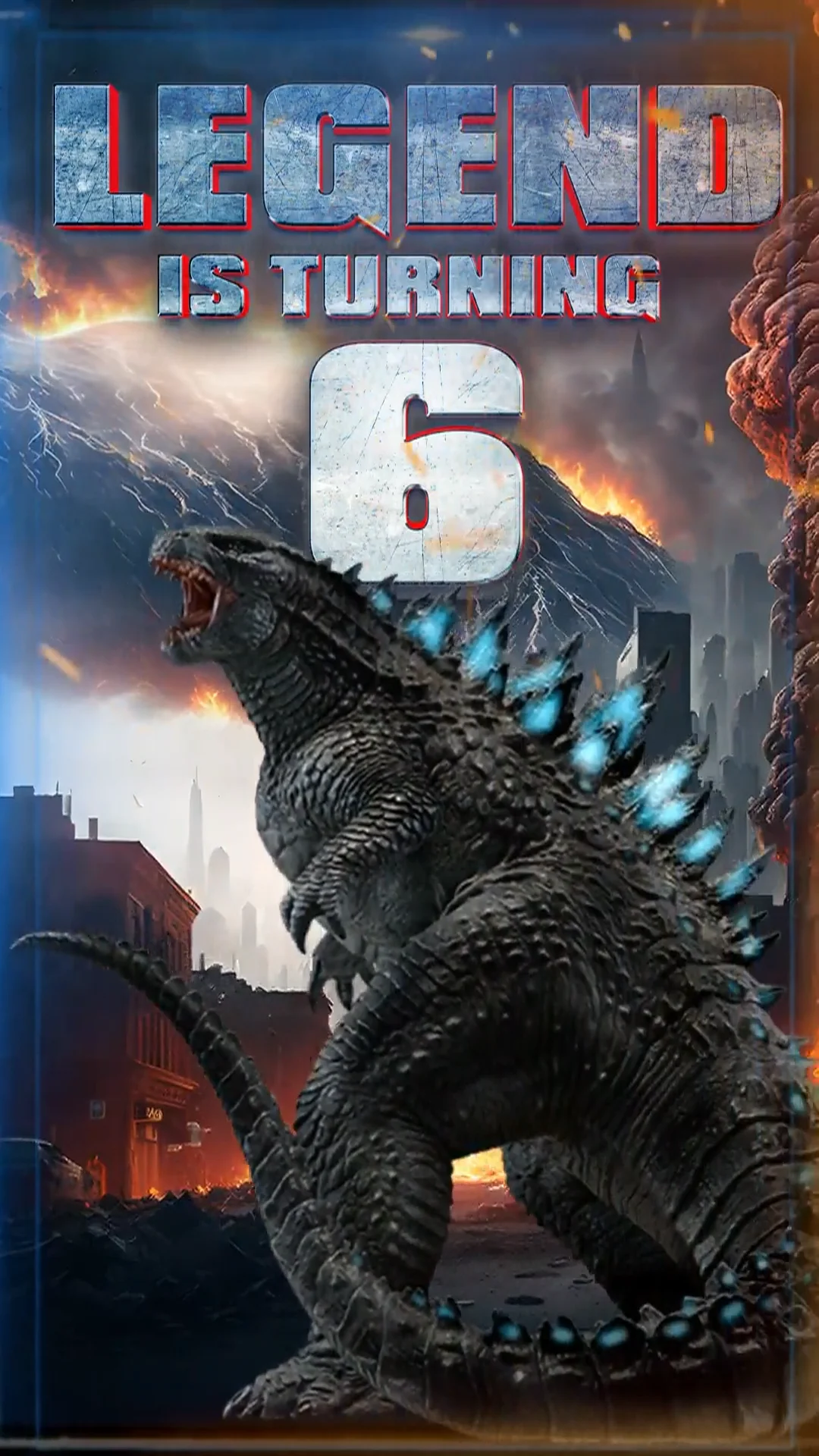 Godzilla vs Kong Birthday Video Invitation | Animated Invite for Free Printable Godzilla Birthday Invitations