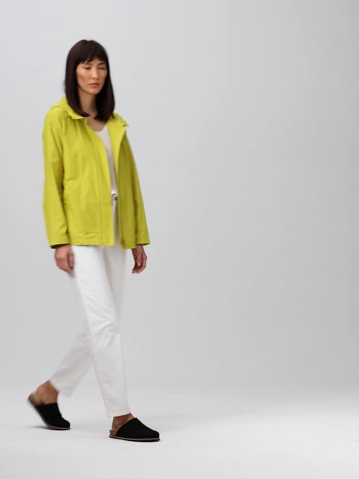 Light Cotton Nylon Hooded Jacket | EILEEN FISHER Light Cotton Nylon Hooded Jacket | EILEEN FISHER