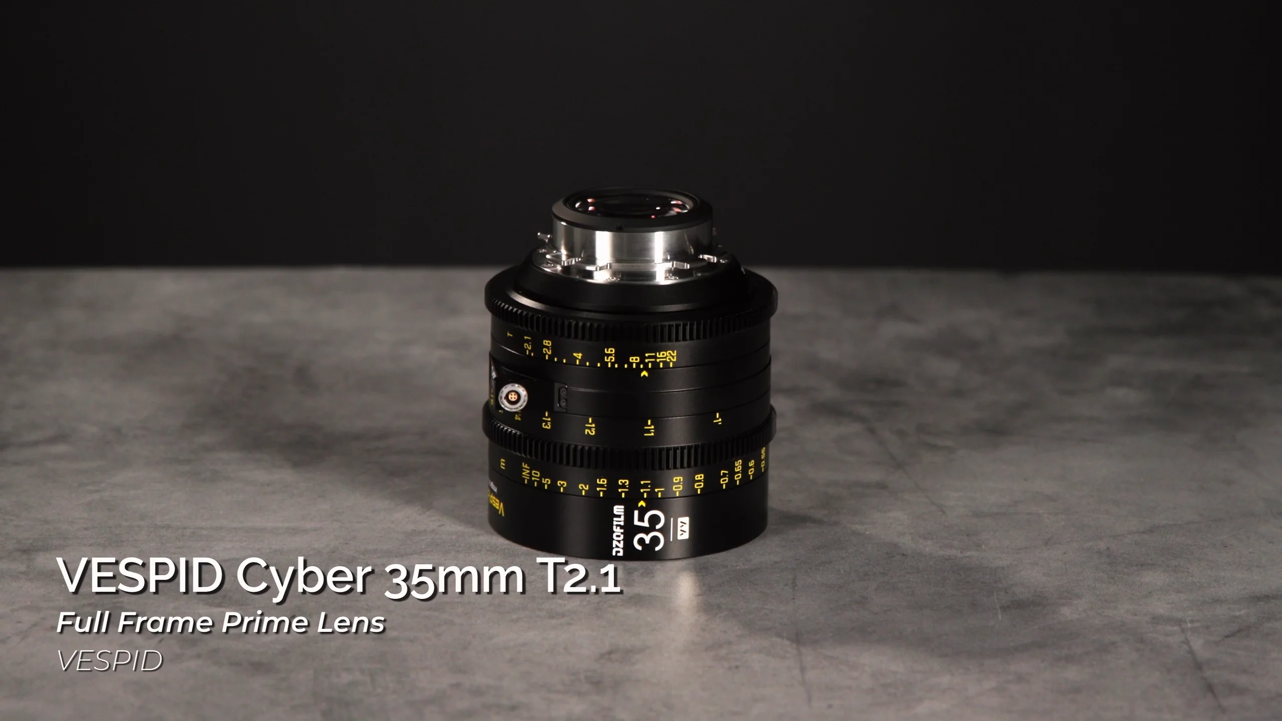 DZOFilm VESPID Cyber Full Frame 35mm T2.1 Prime Lens DZO-VC03521 DZOFilm VESPID Cyber Full Frame 35mm T2.1 Prime Lens DZO-VC03521