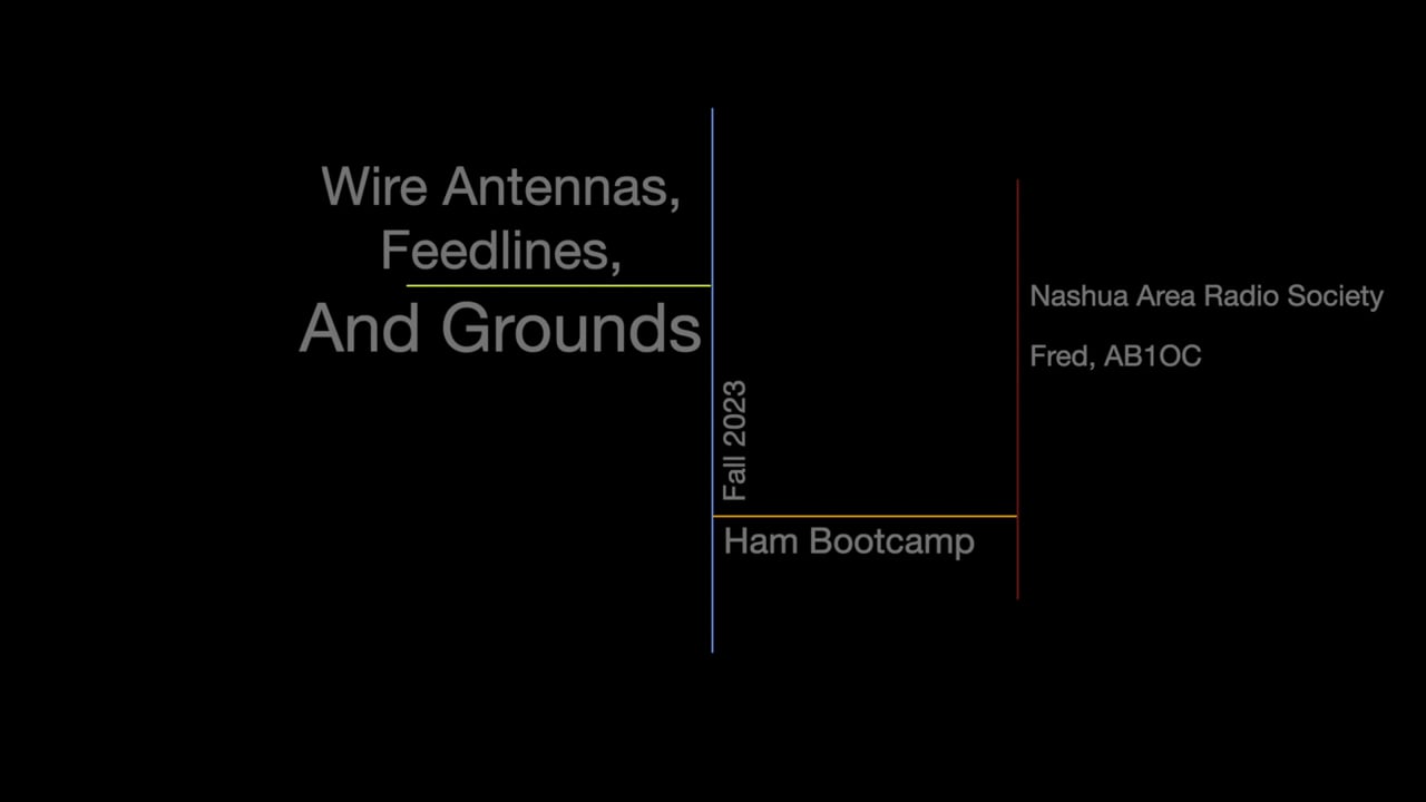 Wire Antennas, Feedlines, and Grounds