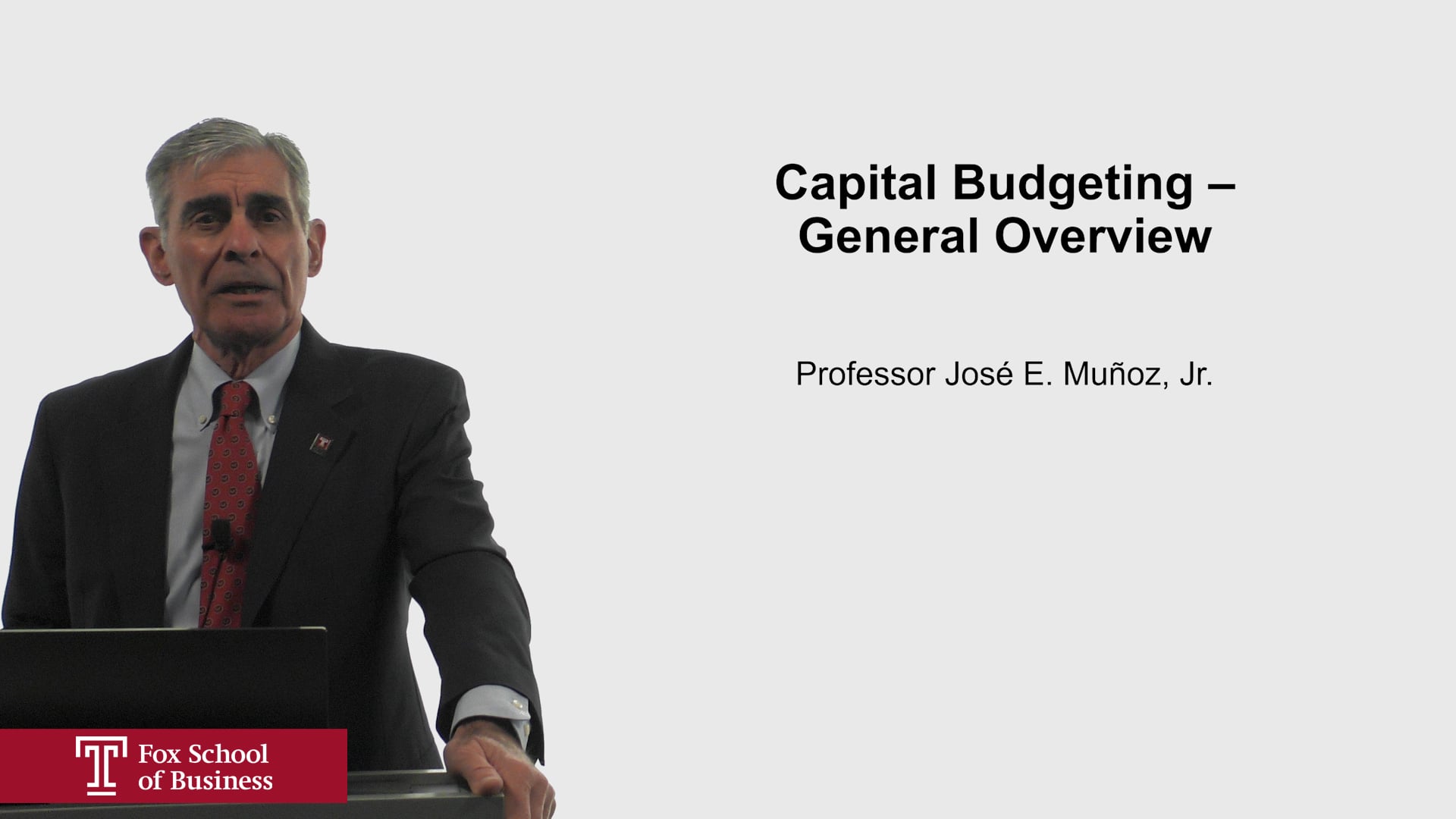 Capital Budget General Overview