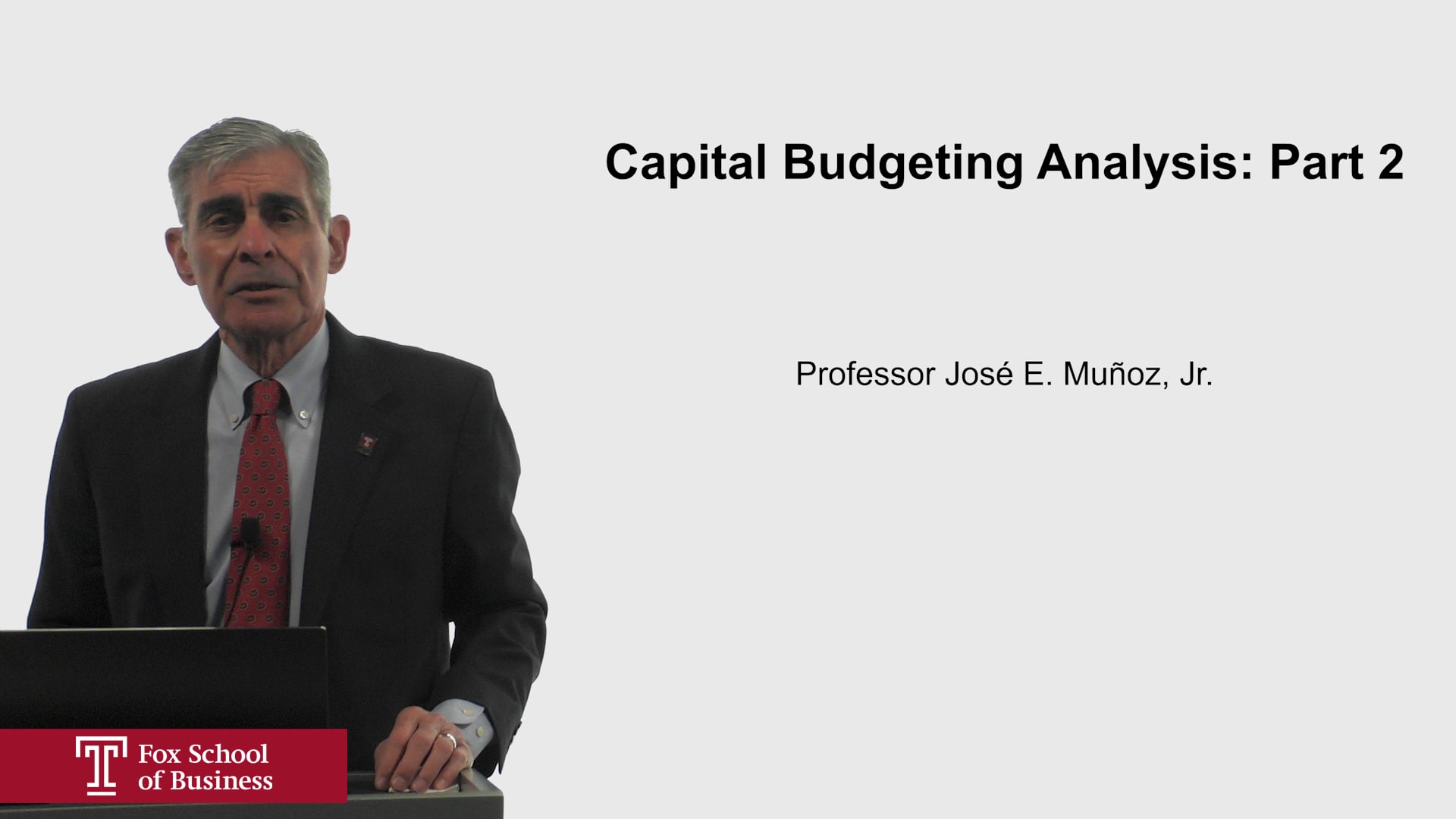 Capital Budget Analysis Part 2
