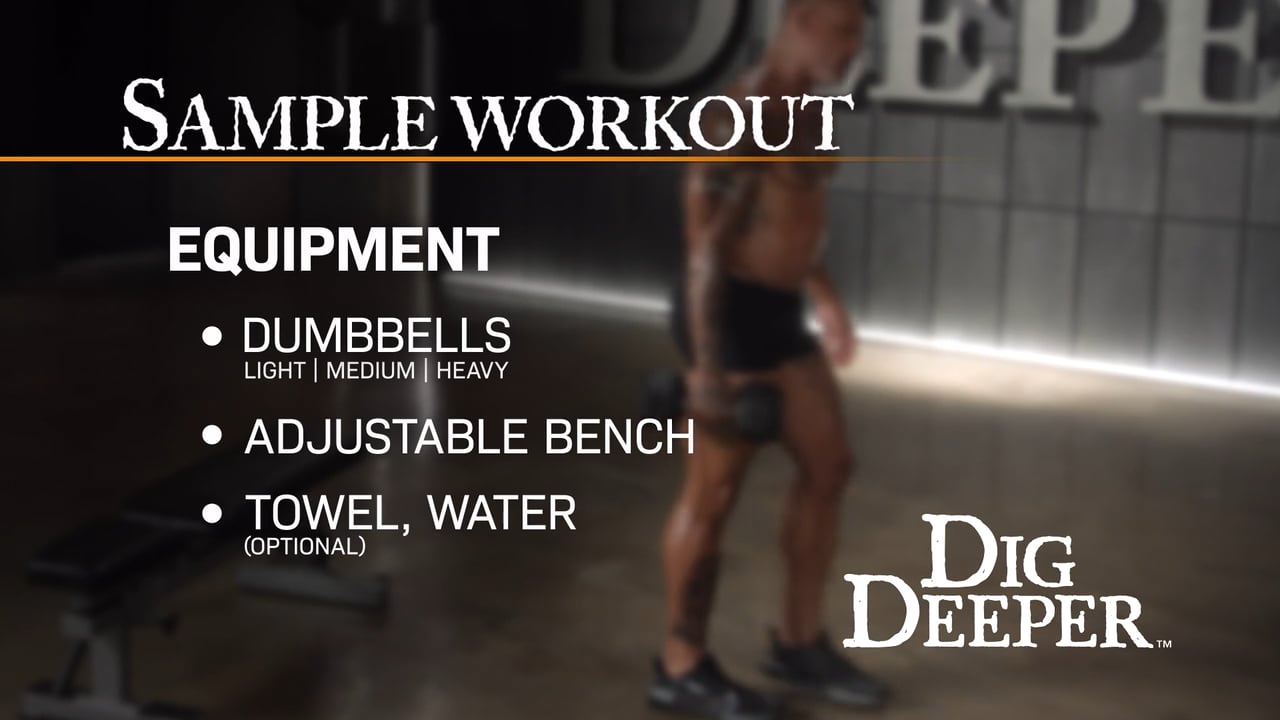 DIG DEEPER SAMPLE WORKOUT