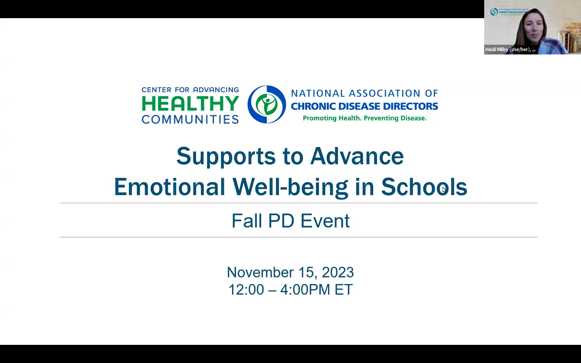 Fall PD Event: 11.15.23 on Vimeo