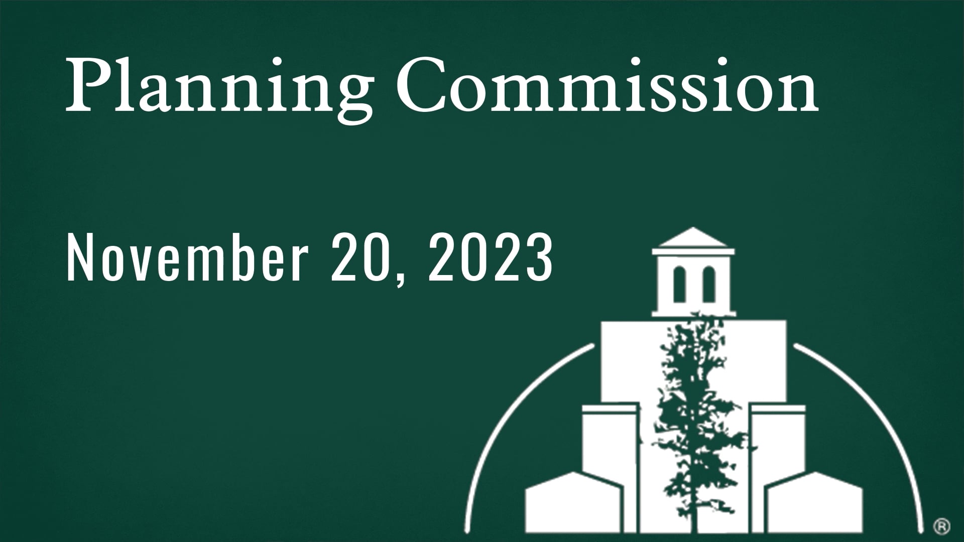 Planning Commission November 20
