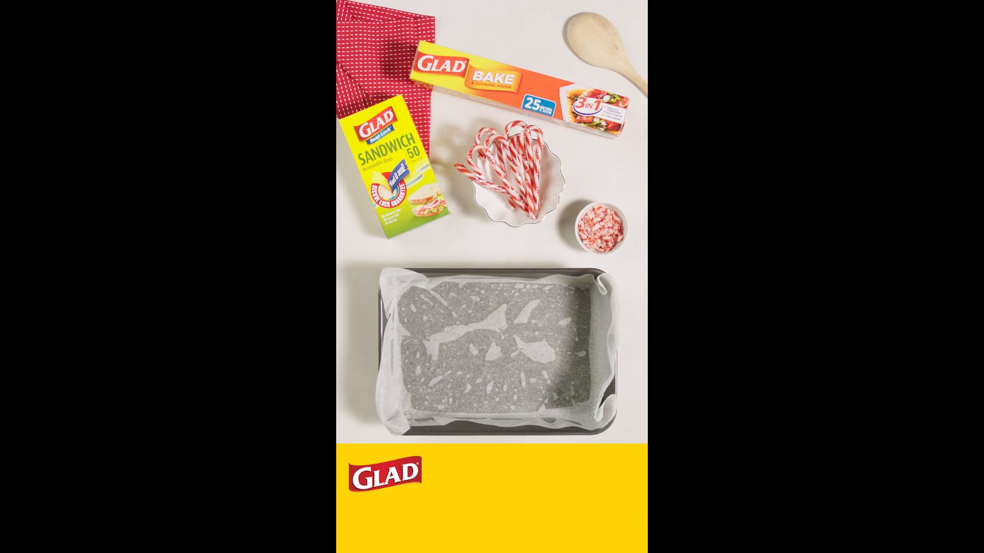 Glad Peppermint Bark Christmas