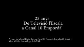 Conferència: 25 anys de Televisió l'Escala