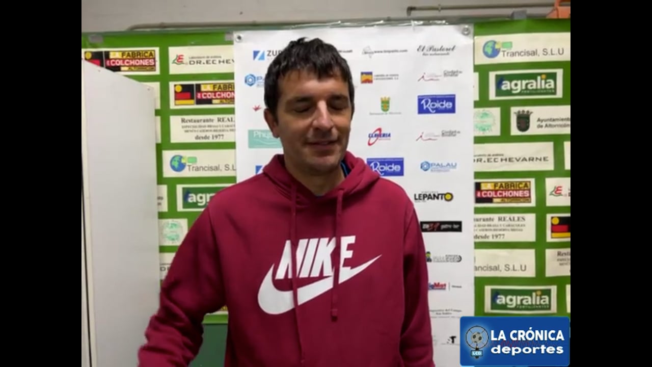 ROMÁN PANADERO (Entrenador Altorricón) CD Altorricón 2-1 CD Valdefierro J11 - Regional Preferente G1 Fuente: CD Altorricón