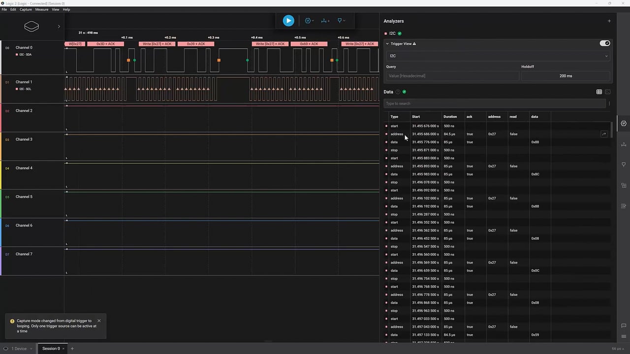 I2C & analizorul logic