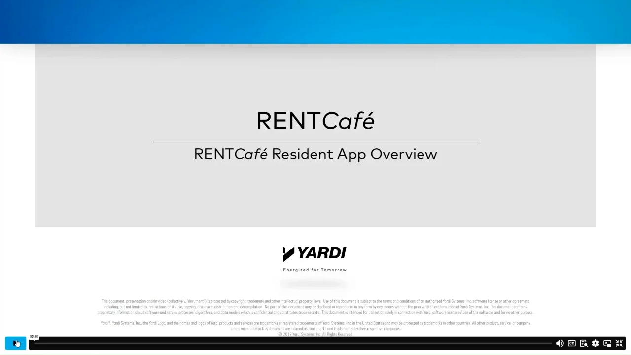 How to Use RentCafe App - For Residents