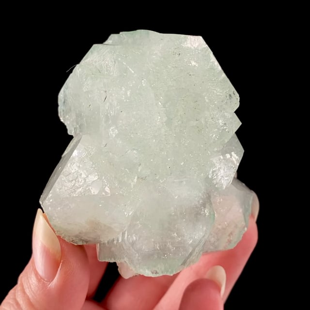 Fluorapophyllite(K) with Stilbite Poona (Pune), Maharashtra, India