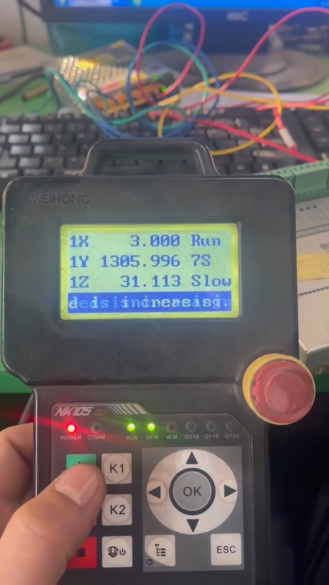 CNC Controller Power Failure Demo