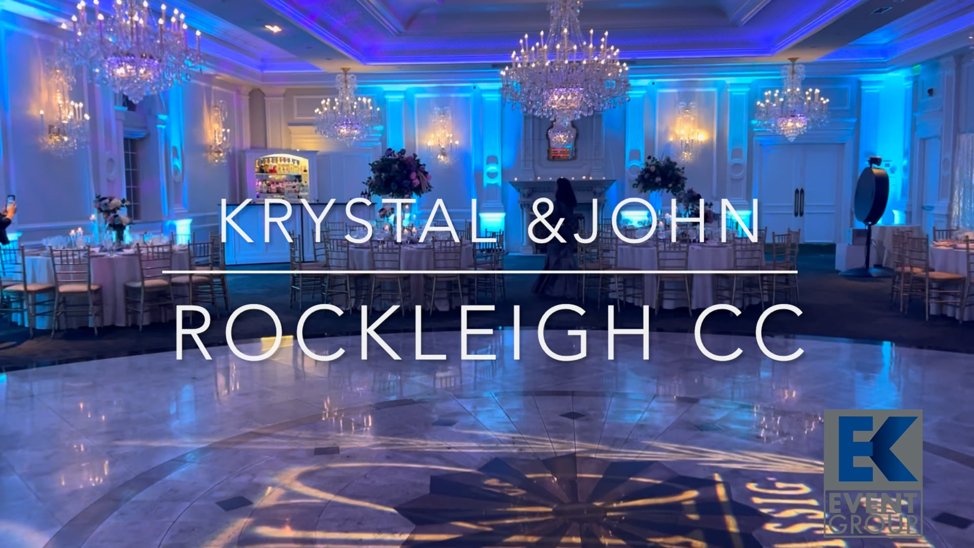 Krystal & John @ Rockleigh CC with MC Evan