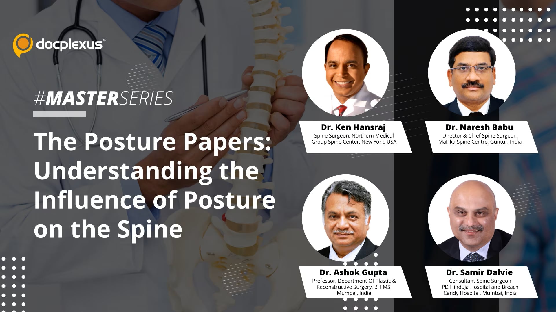 The Posture Papers: Understanding the Influence of Posture on the Spine