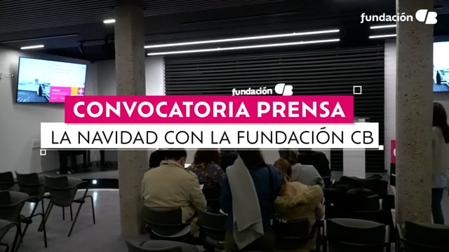 Convocatoria de prensa: La Navidad con Fundación CB