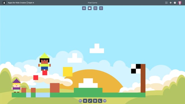 Create your own video game hero and scene in pixel art style