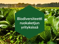 Biodiversiteetti ruokaketjun yrityksissä -webinaari 3.10.2023