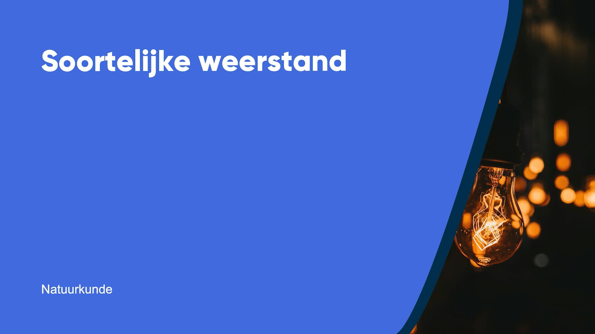 Soortelijke weerstand