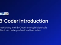B-Coder Introduction: Create Professional Barcodes