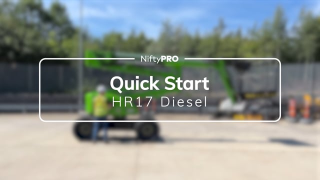 HR15 4x4 / HR17 4x4 (diesel mk3) - Quick Start