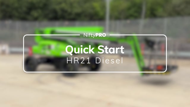 HR21 4x4 (diesel mk2) - Quick Start