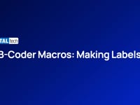 "Make Barcode Labels" B-Coder Word 2007 Macro
