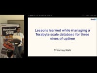 MySql war stories - Lessons learned while managing a Terabyte scale database for three nines of uptime