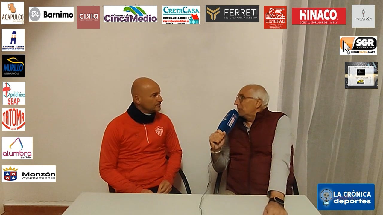 LA PREVIA / Monzón - Belchite 97 / J 12 / Ismael  Mariani (Entrenador At Monzón Alumbra) 3ª División